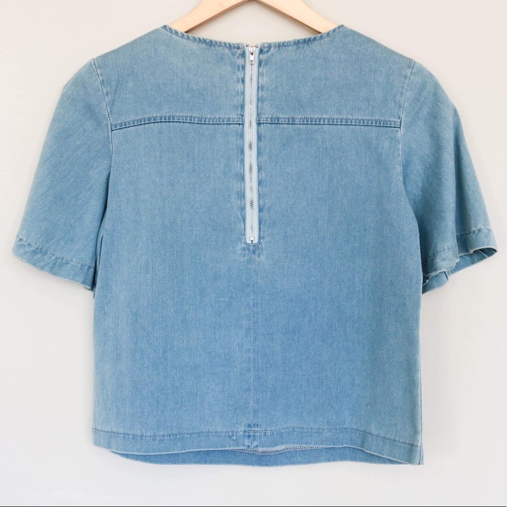 Girls On Film Denim Top - Picture 4 of 4